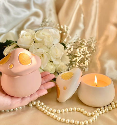 Mushroom Candle in Reusable Jar