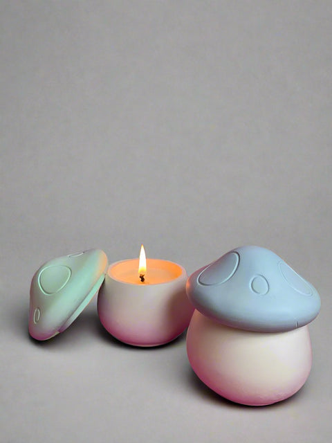Mushroom Candle in Reusable Jar