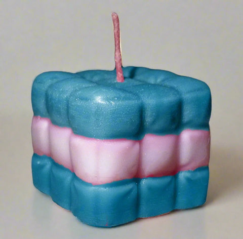 Whimsical Cube Candle