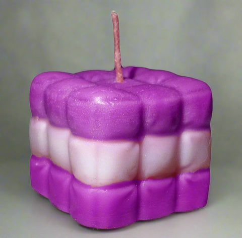 Whimsical Cube Candle