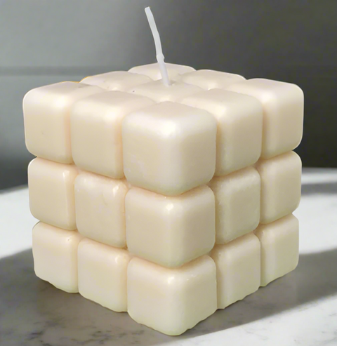 Vibrant Cube Candle